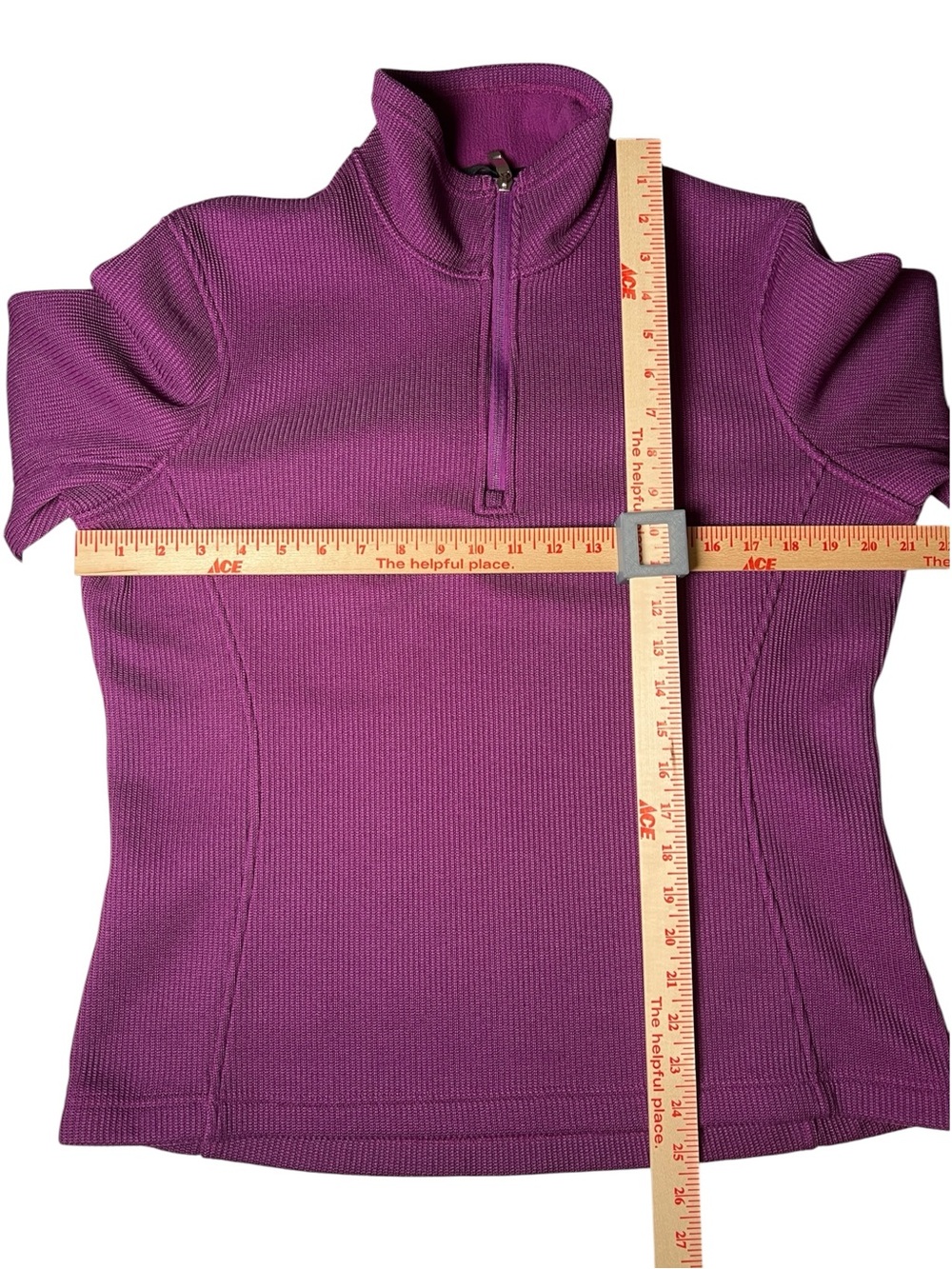 Spyder Purple Valor Half Zip Core Sweater Size XL - Picture 7 of 8